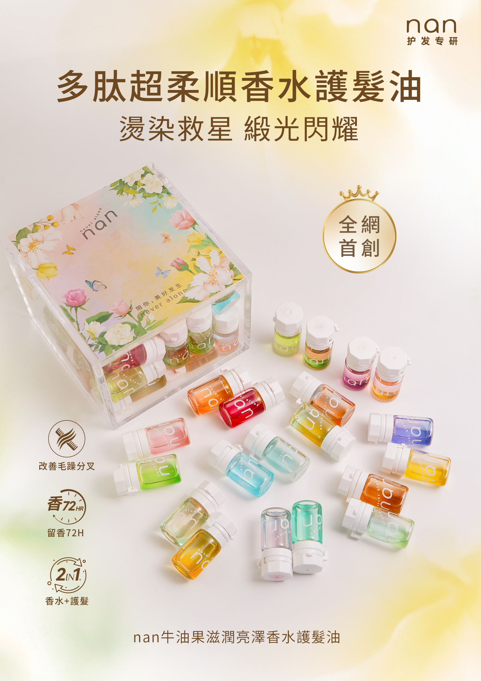 nan牛油果滋潤亮澤香水護髪精油丨香港獨家丨全網首創