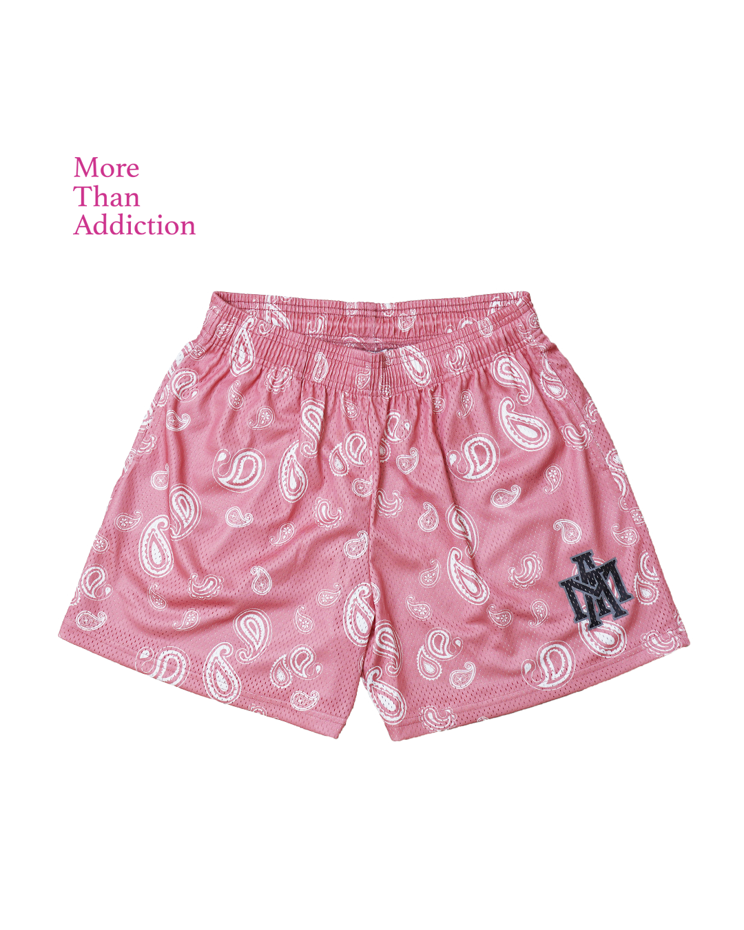 MTA｜Paisley Pattern Shorts (Pink)