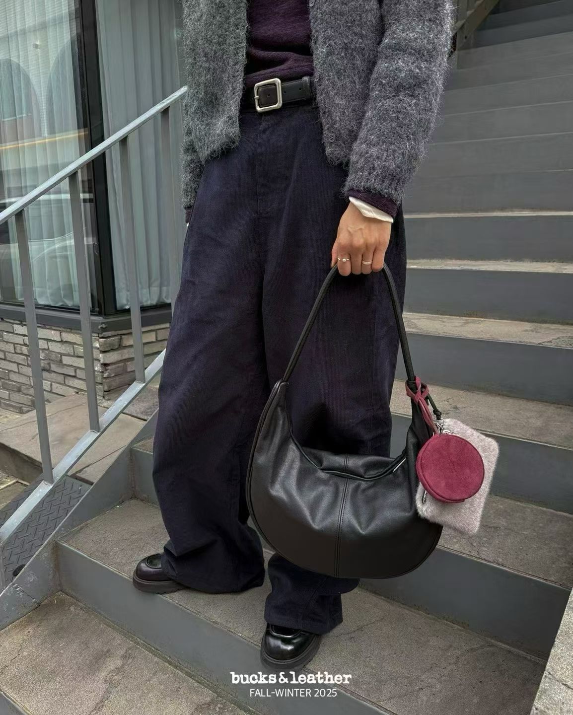 BU5210 25FW 馬卡龍零錢收納包 - 翻毛山羊皮 (優惠碼不適用)