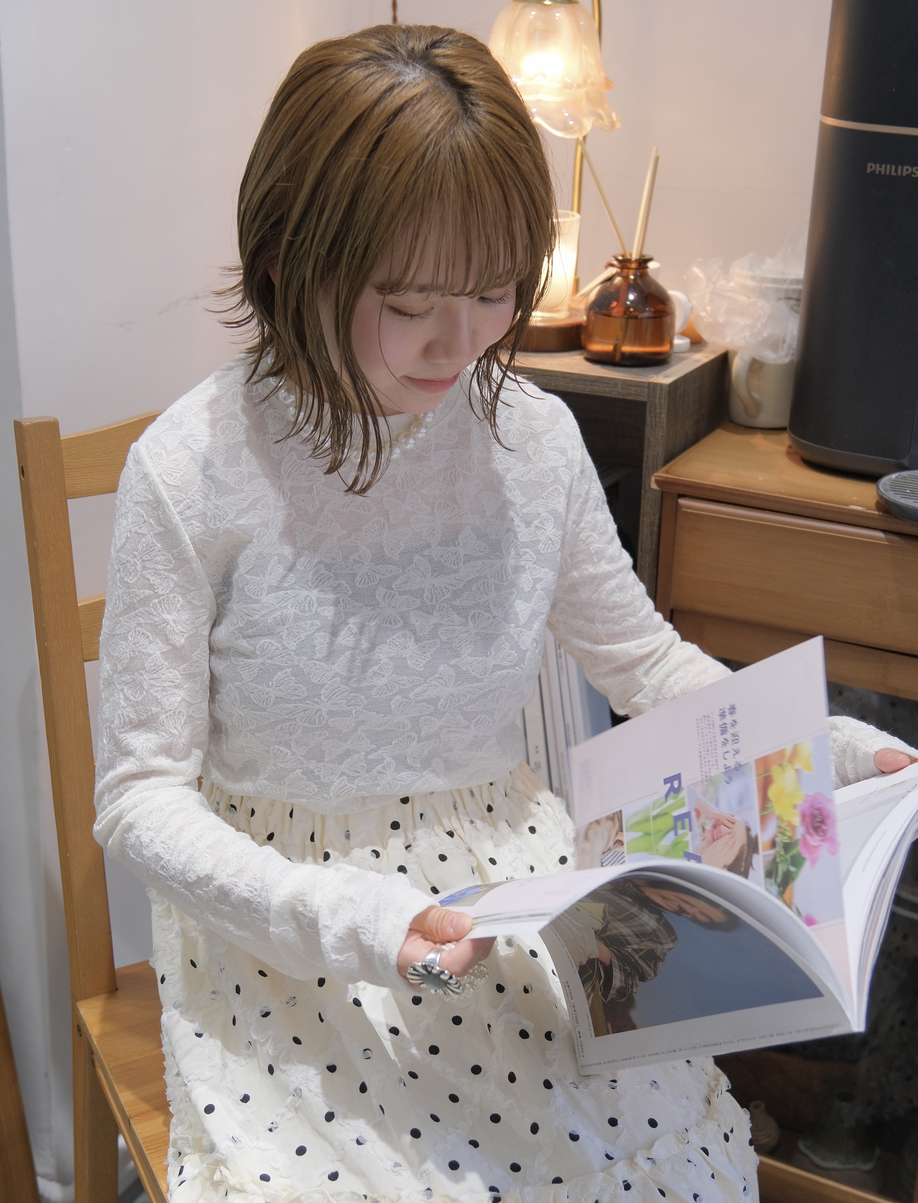 蝴蝶結透膚打底