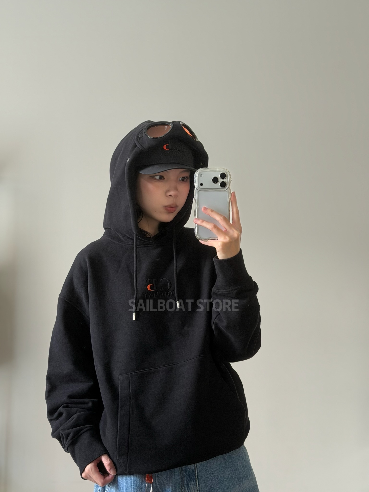 #預購 🇯🇵日本 C.P. Company × BEAMS 聯名款 黑色連帽大學T