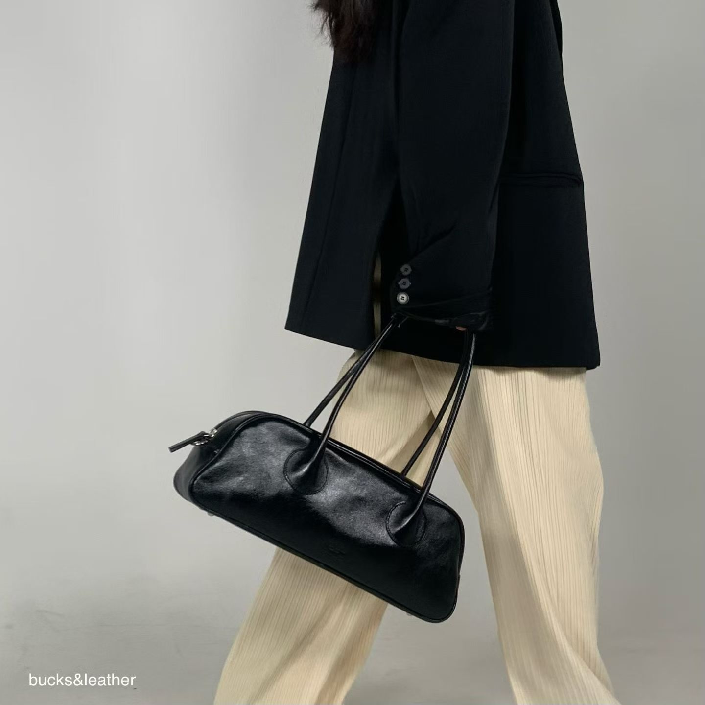 BU5217 新款INS風半圓托特