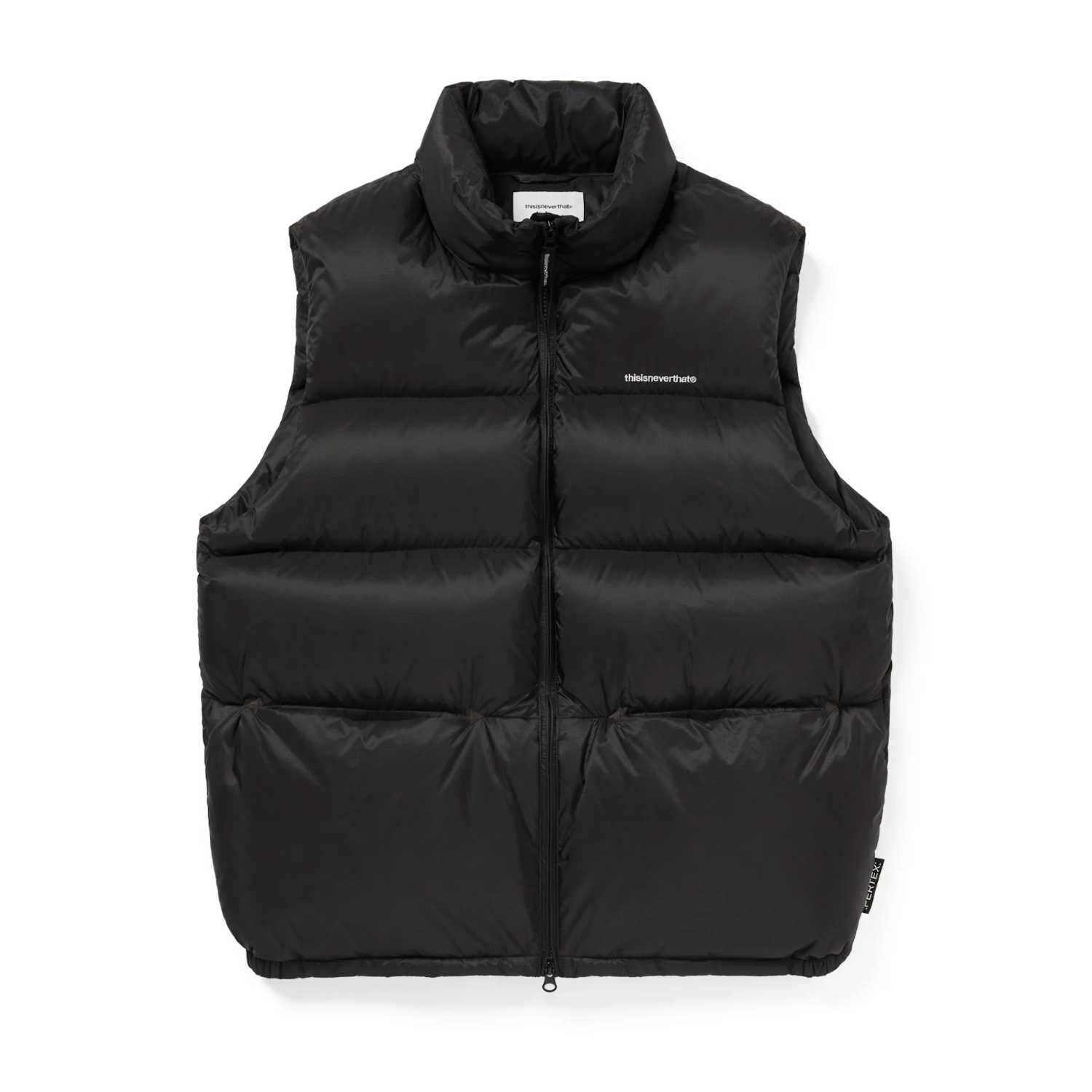 -(B4d02)-THISISNEVERTHAT T.N.T PERTEX® T DOWN VEST  防風 防水 透氣 羽絨背心 淺藍色/黑色-TN253OOWVH01