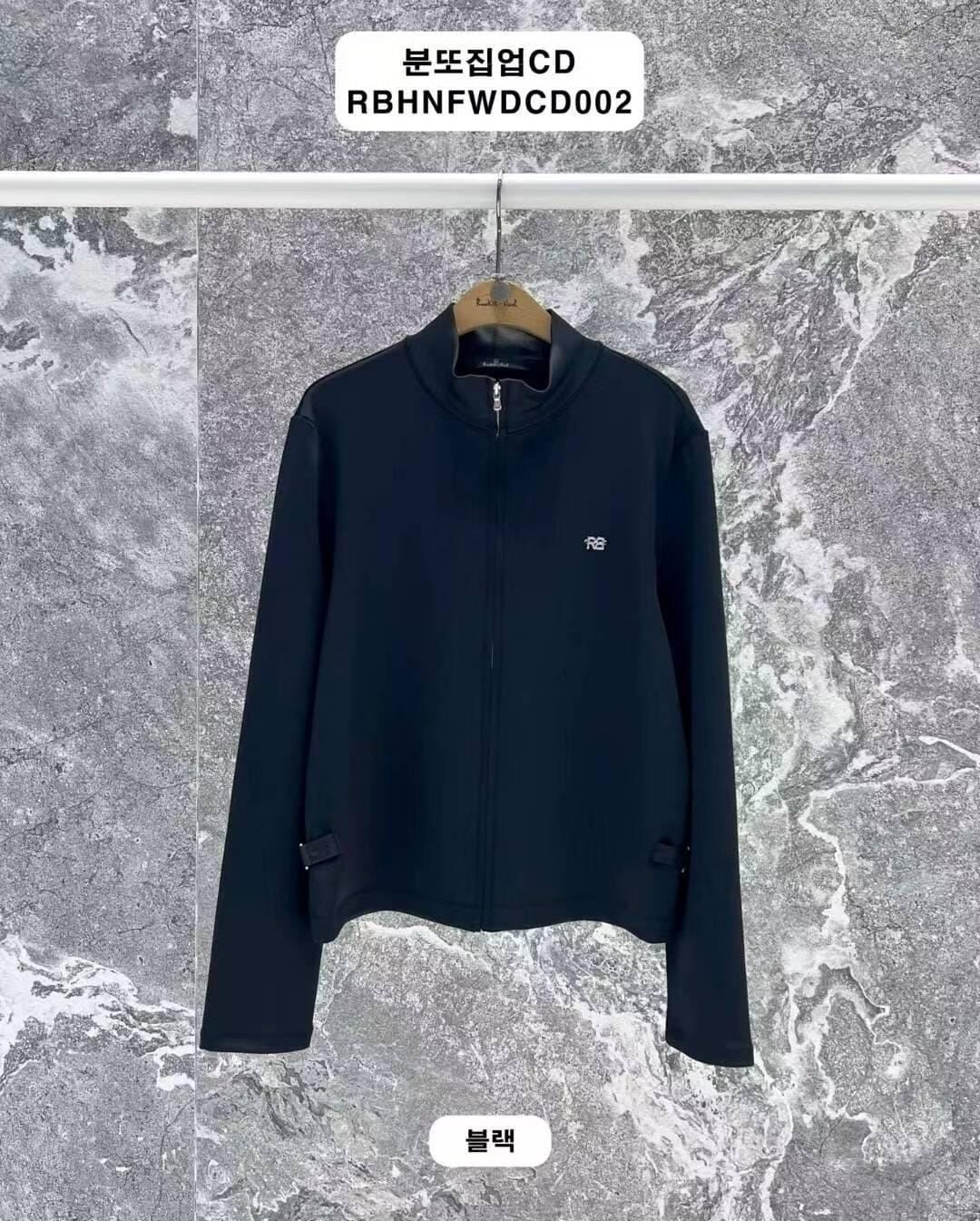 RB5271 棉混紡拉鍊夾克