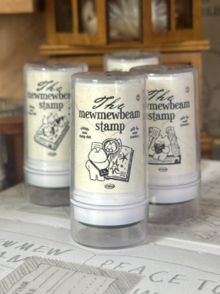 Mewmewbeam｜貓貓復古墨水印章 Ver.5（共四種）