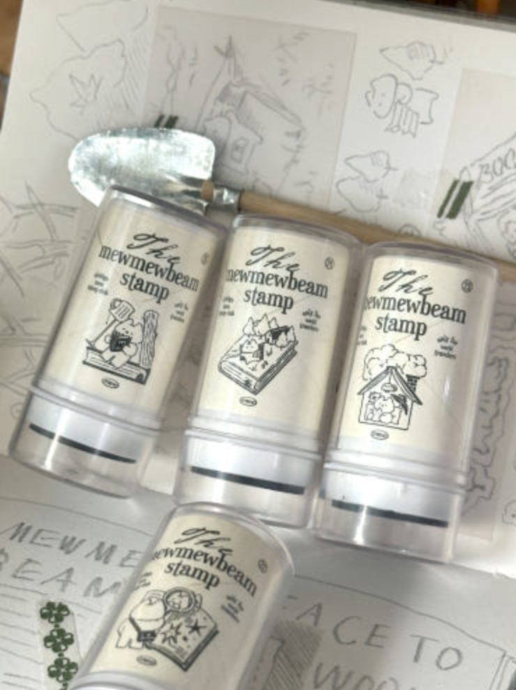 Mewmewbeam｜貓貓復古墨水印章 Ver.5（共四種）