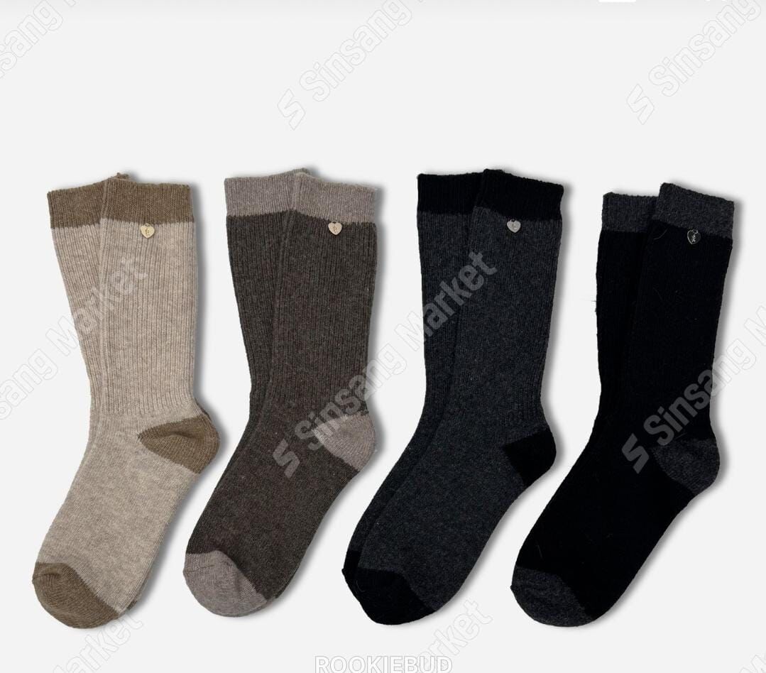 RB5275 拼色CASHMERE WOOL襪 (任選2對$98 優惠碼不適用)