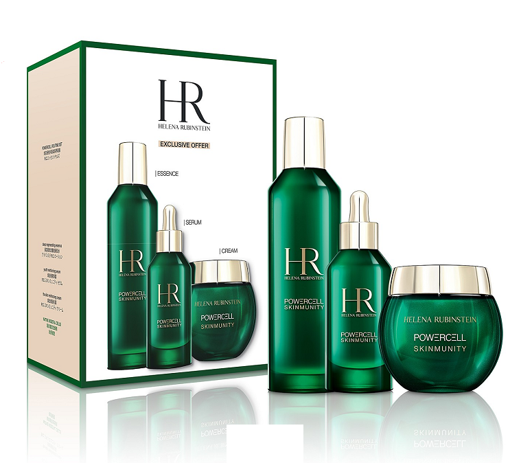 HR 赫蓮娜 植物幹細胞強韌修護套裝 綠寶瓶三件套裝 (200ml+50ml+50ml) [平行進口]