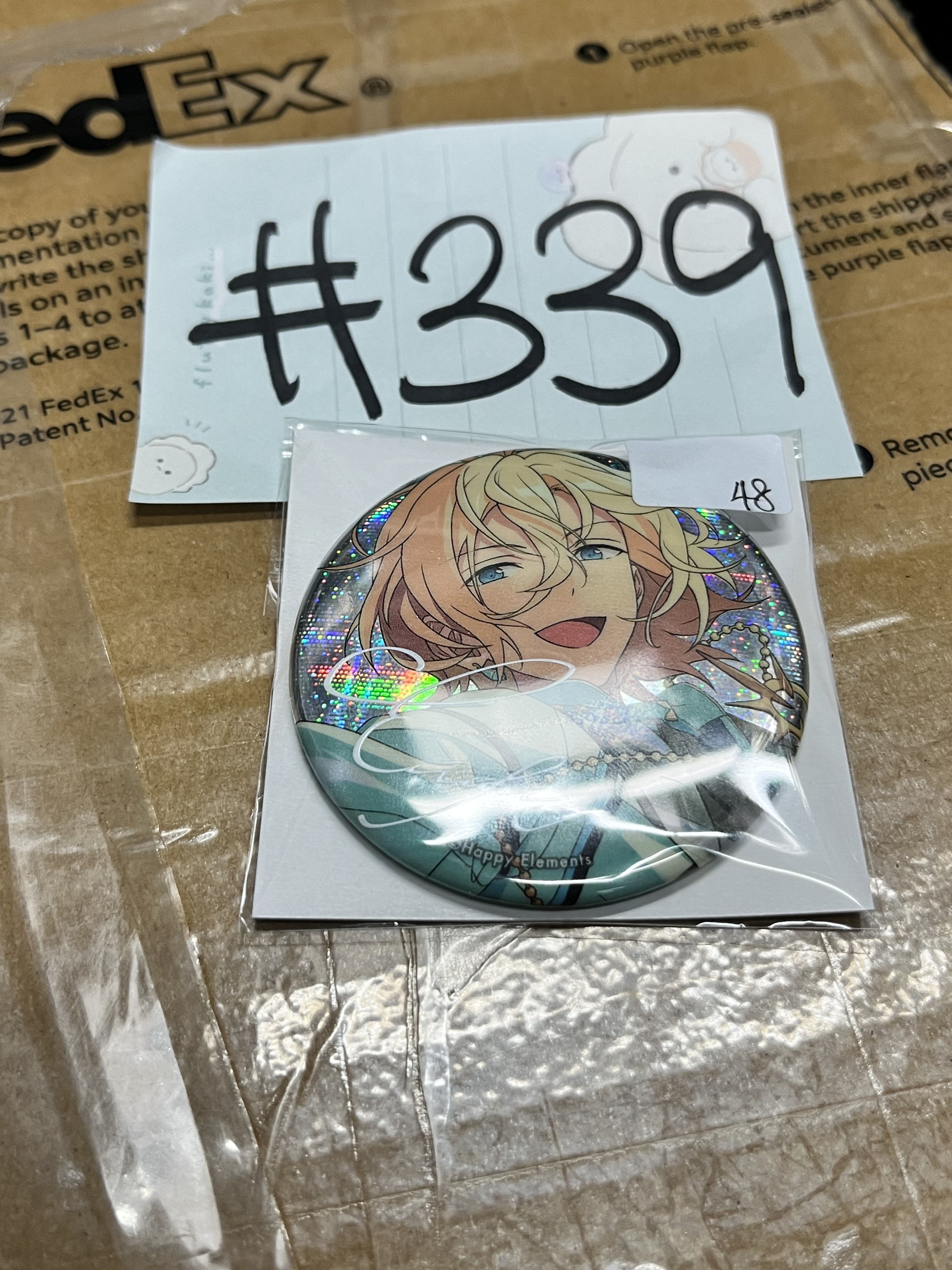 ES 英智 襟章#339