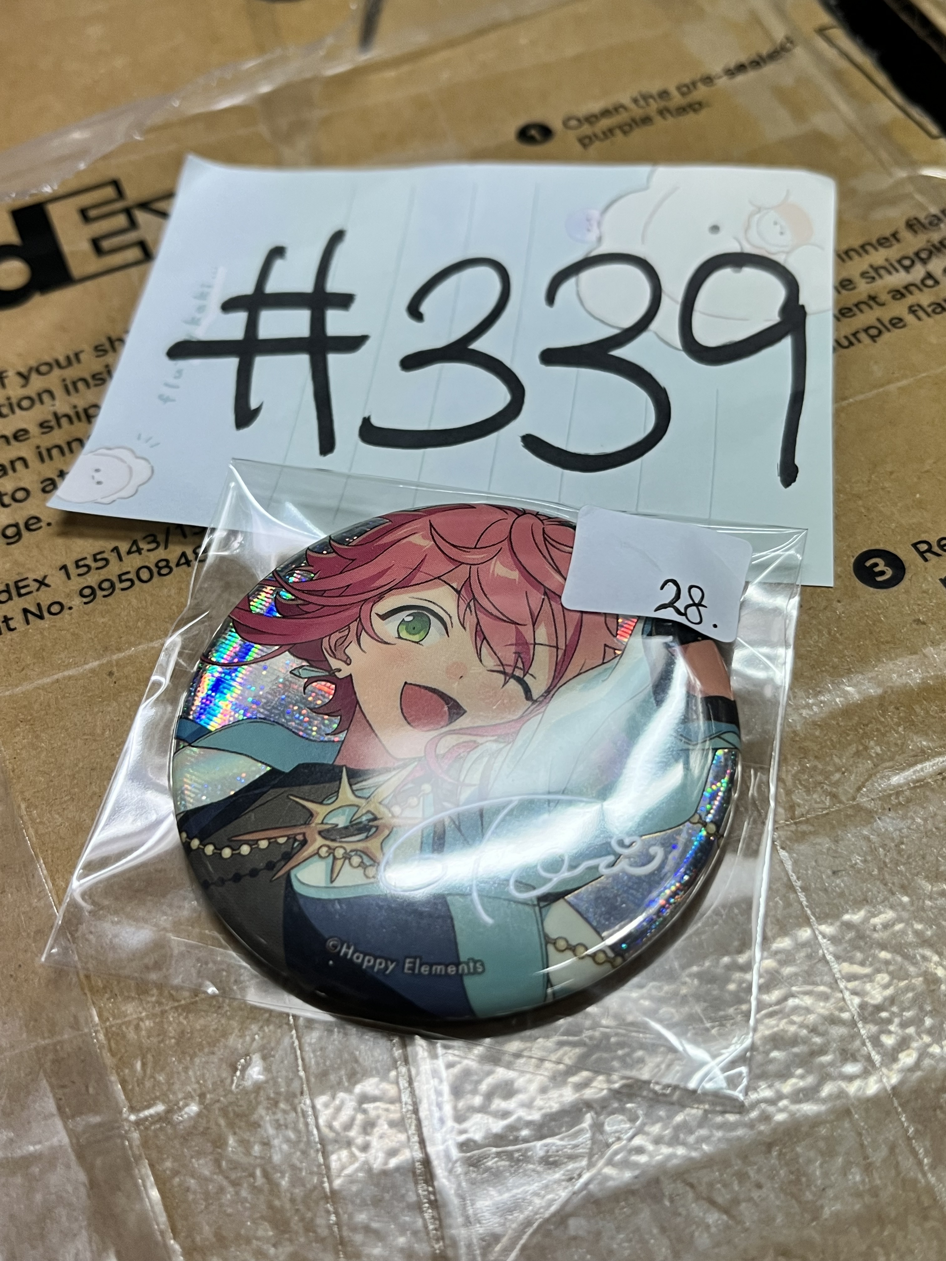 ES  桃李 襟章#339