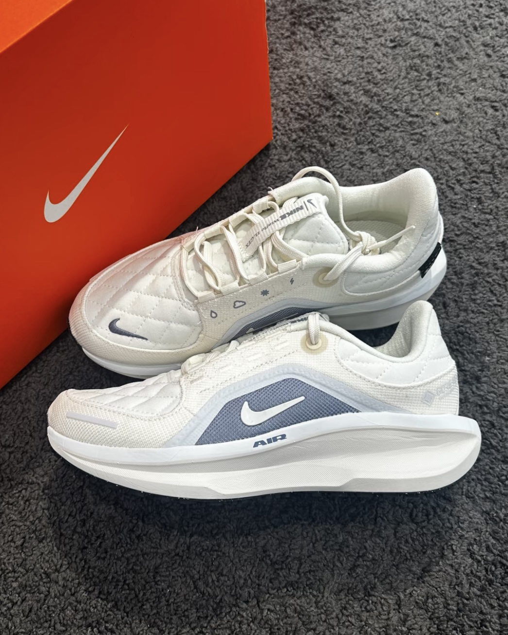 Nike Air Winflo 11 GORE-TEX 米白 紫灰 防潑水 GTX 反光 緩震 運動鞋 女鞋