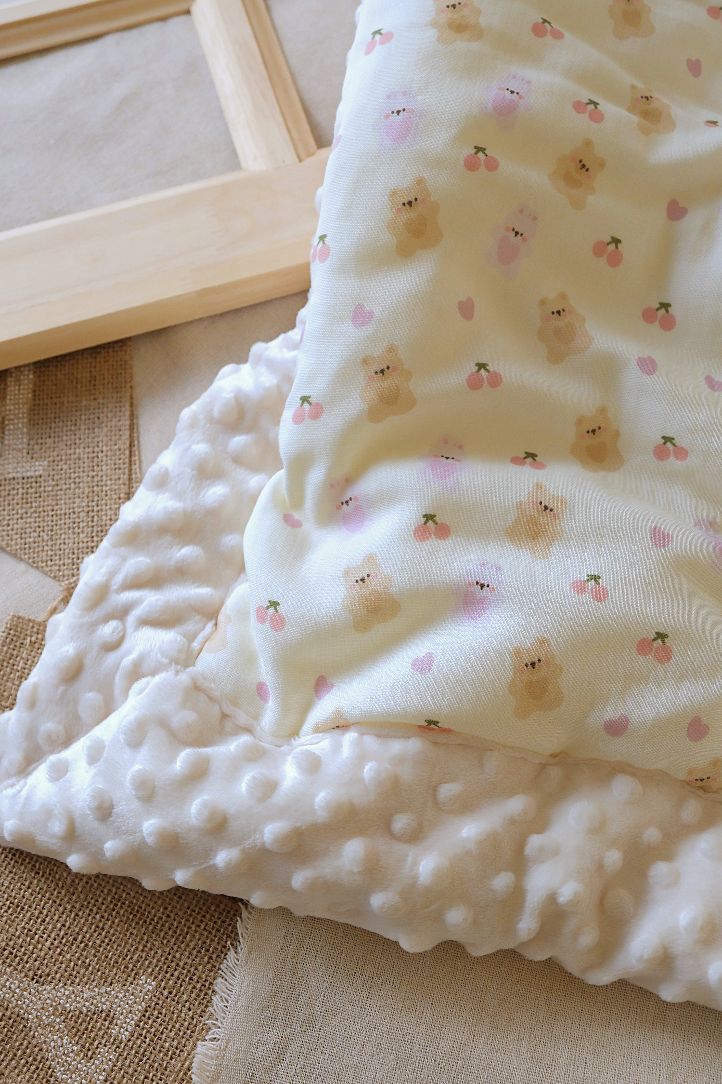 Hi Y.P store-柔暖舒眠毯-獨家設計款-軟糖熊兔