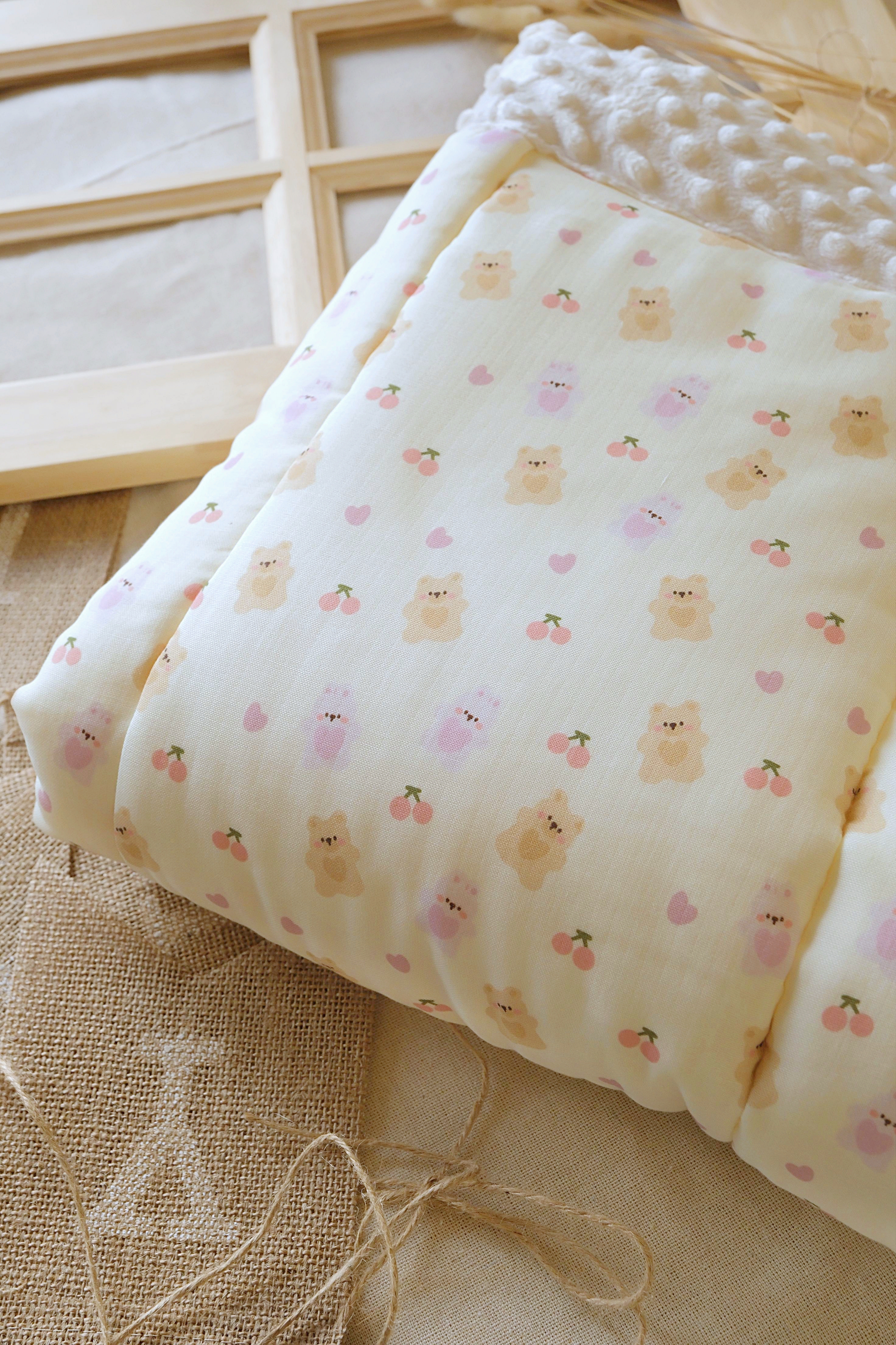 Hi Y.P store-柔暖舒眠毯-獨家設計款-軟糖熊兔