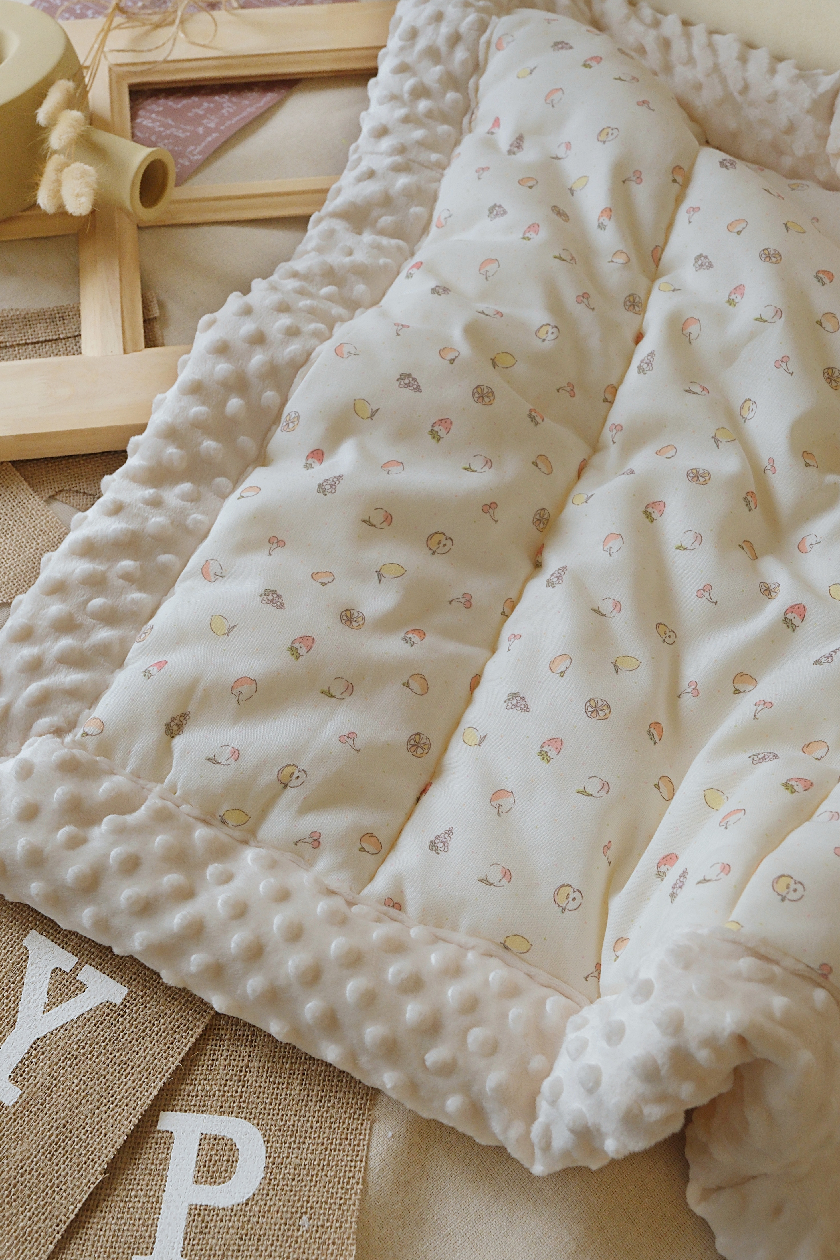 Hi Y.P store-柔暖舒眠毯-獨家設計款-水果甜心