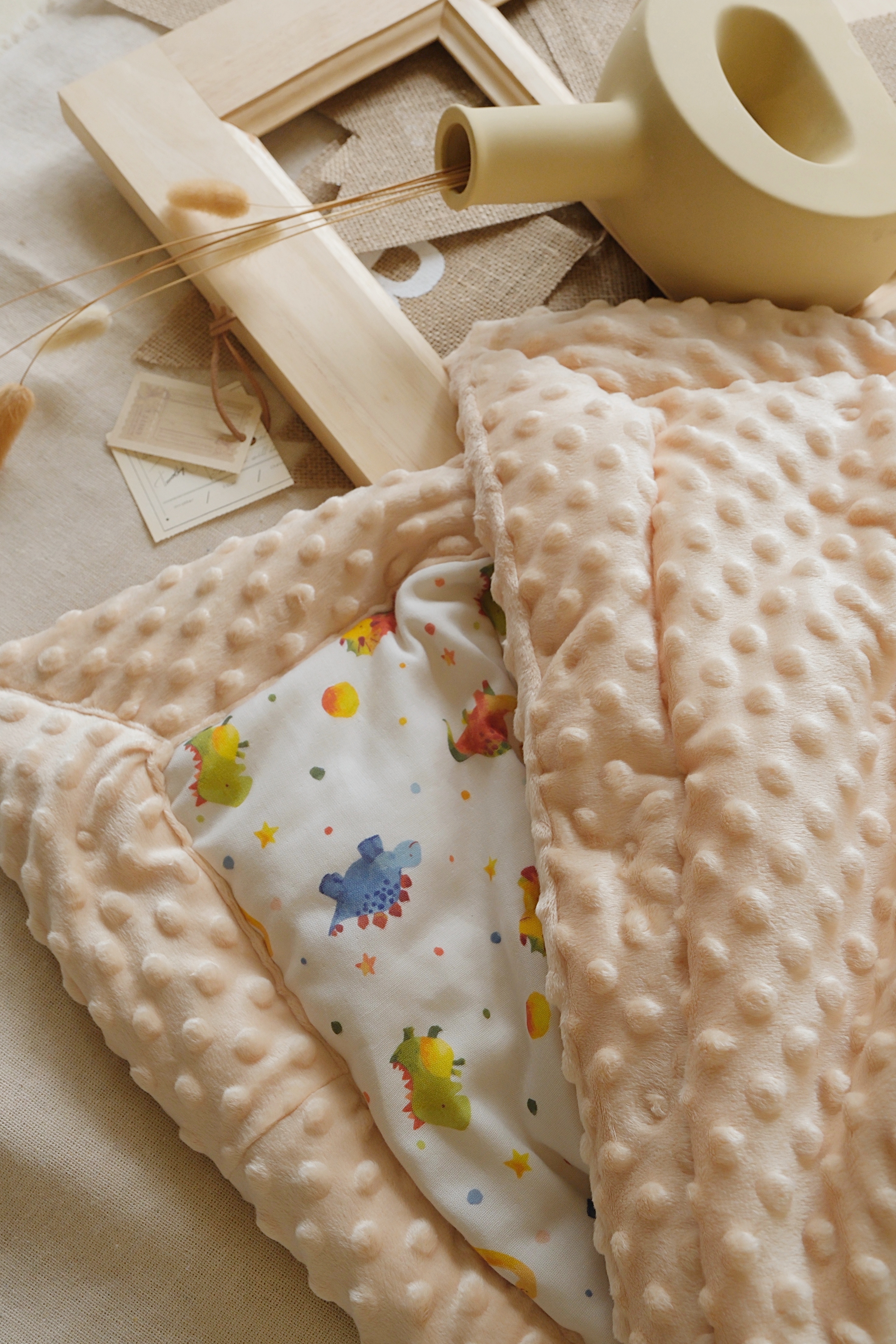 Hi Y.P store-柔暖舒眠毯-獨家設計款-恐龍星球