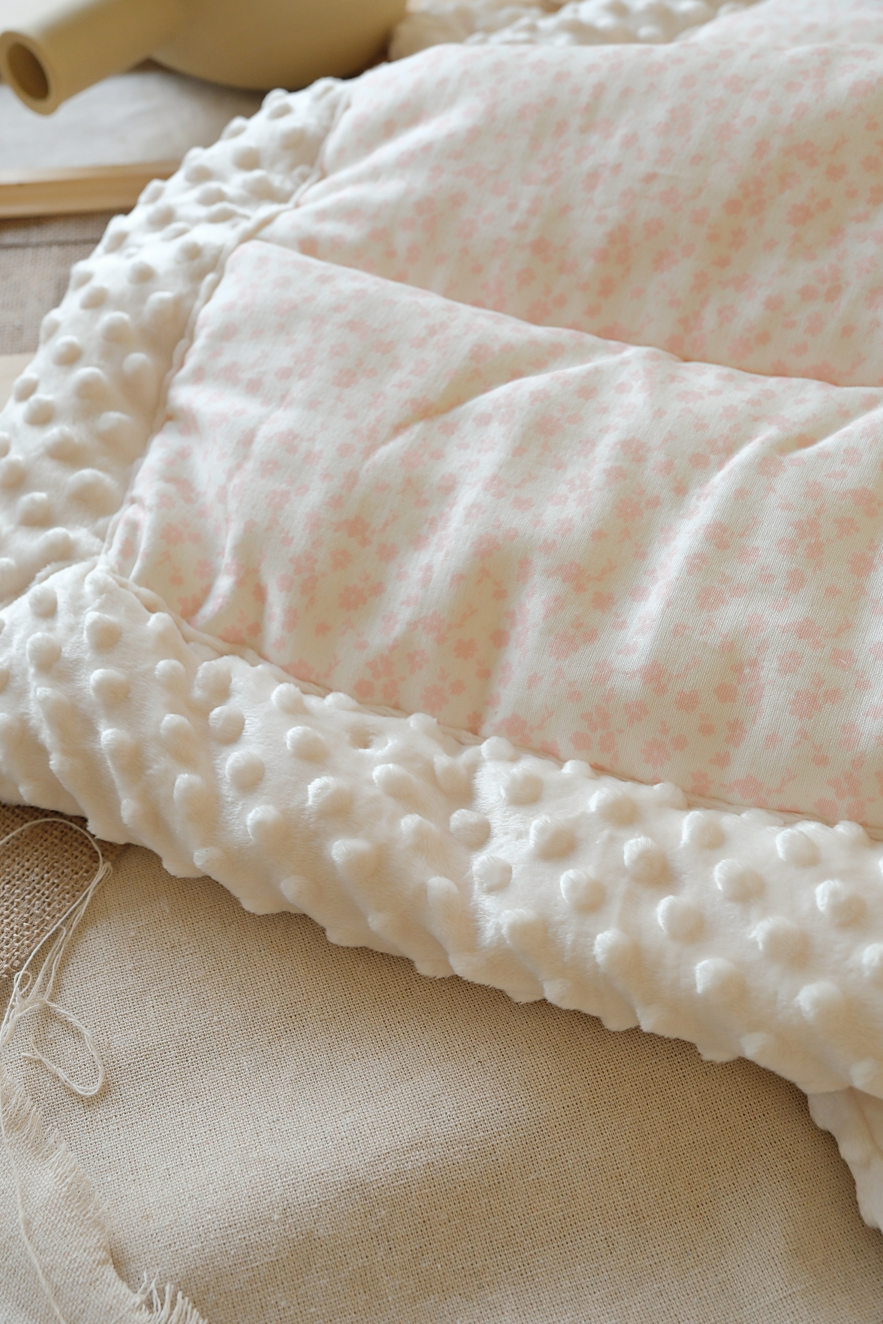 Hi Y.P store-柔暖舒眠毯-獨家設計款-霧粉霜語