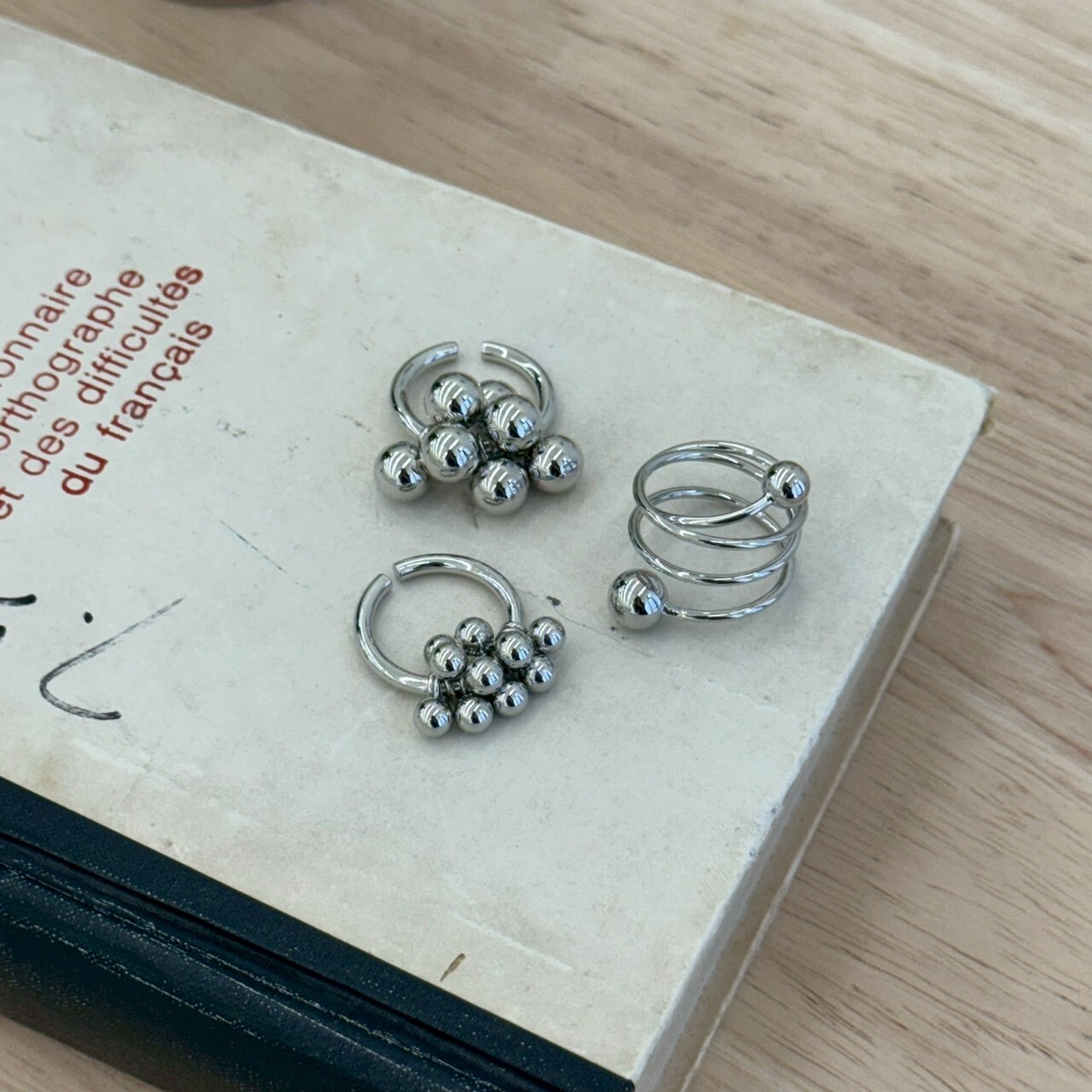 獨家喜歡💘銀珠系列戒指