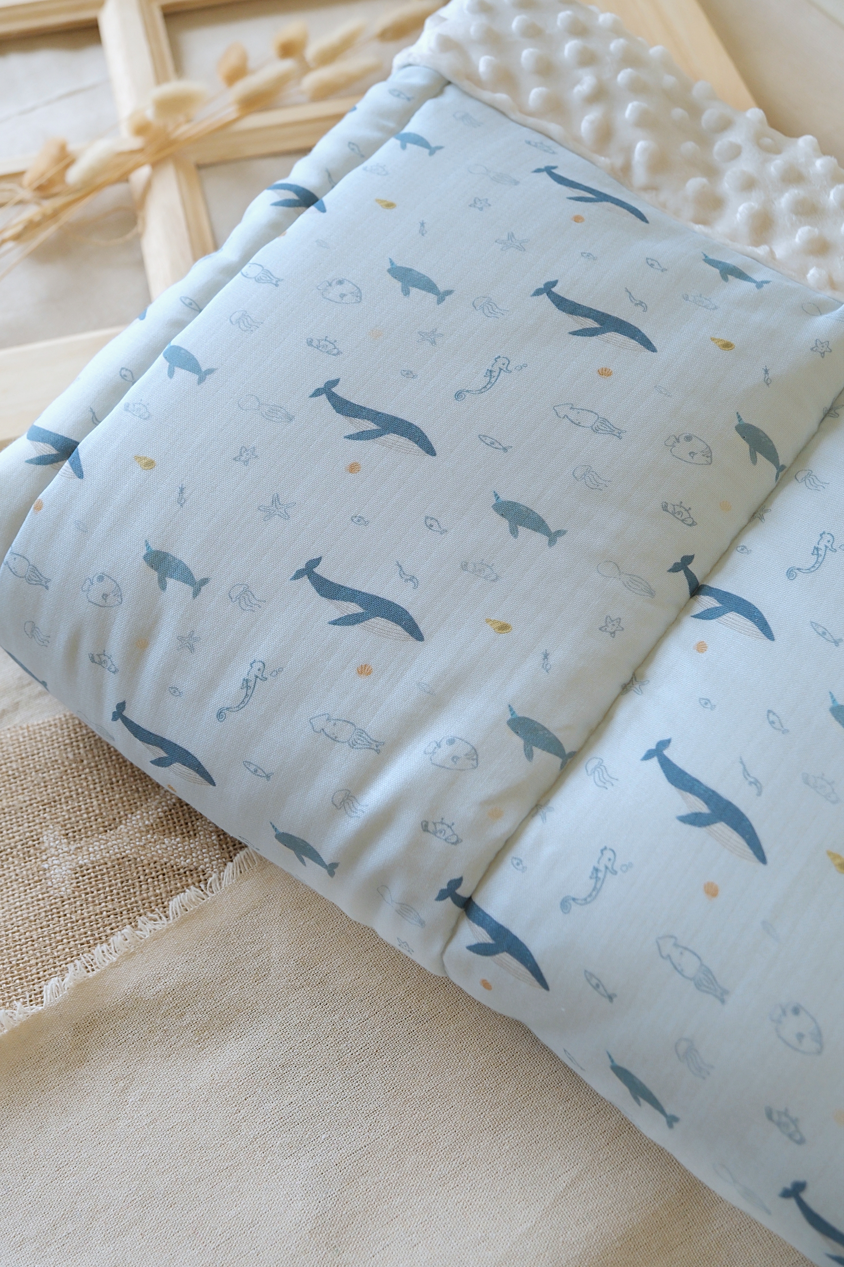 Hi Y.P store-柔暖舒眠毯-獨家設計款-海洋之心