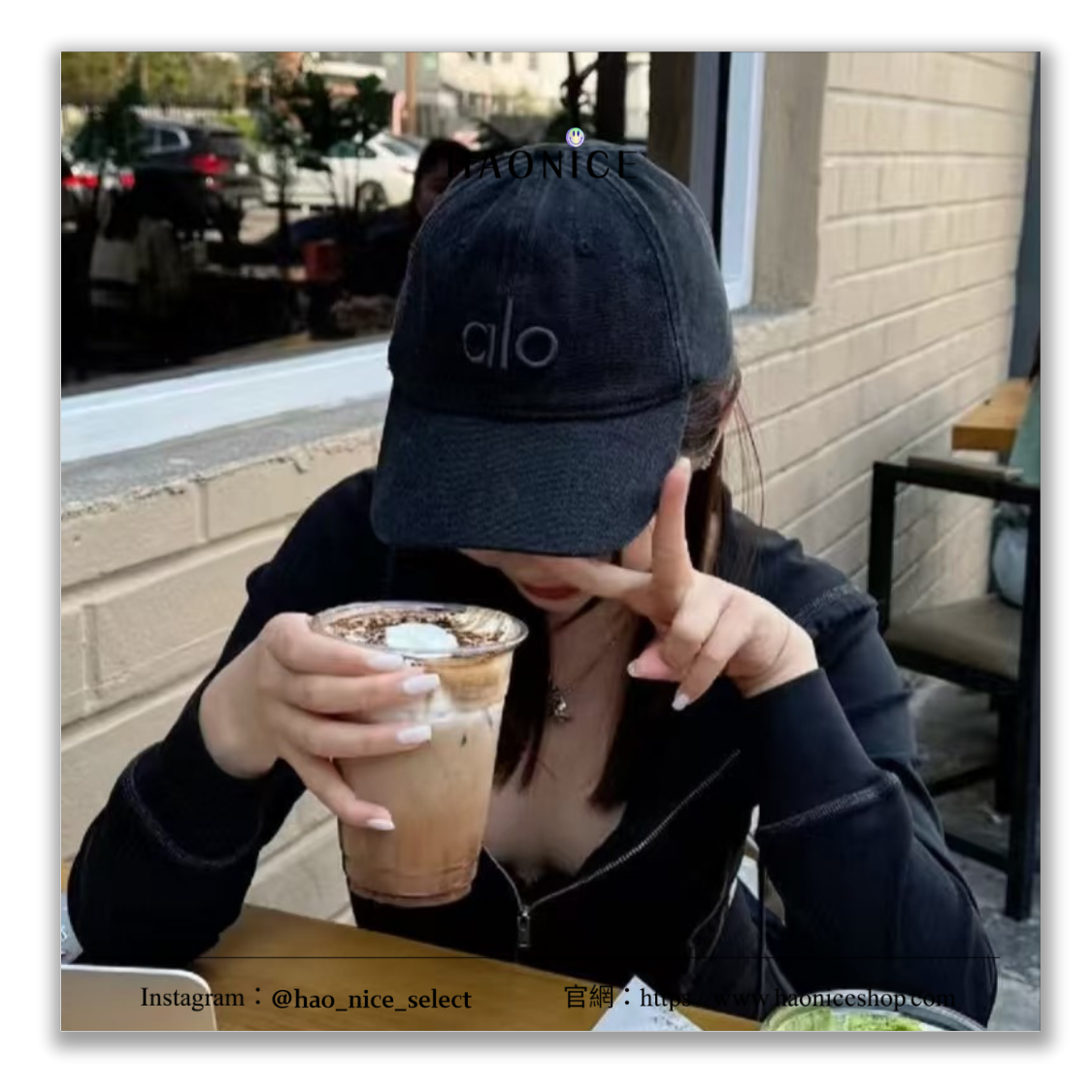 【HAO NICE】運動大牌🧘 alo Washed Off-duty 刺繡logo復古水洗棒球帽 鴨舌帽 老帽