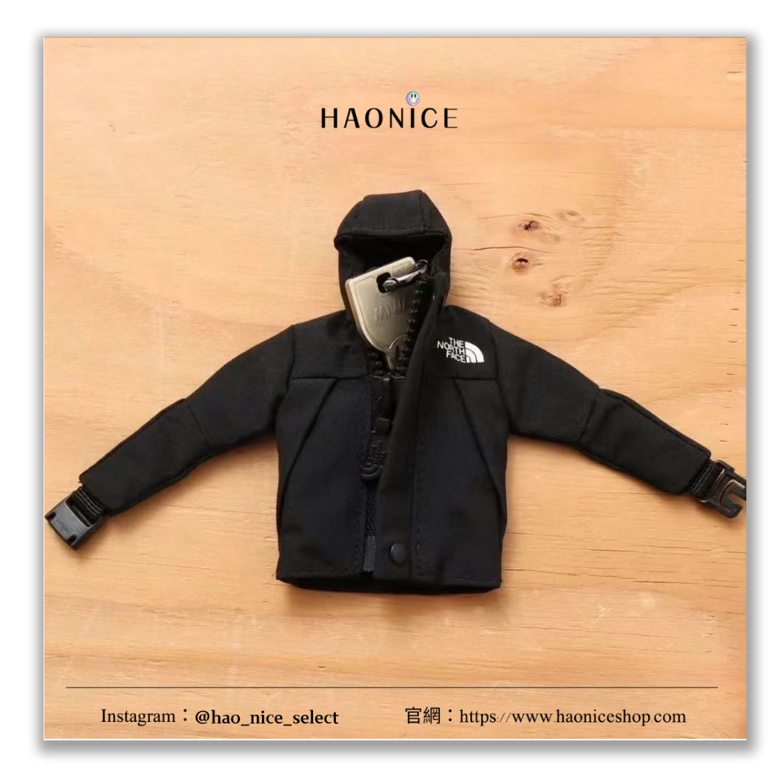 【HAO NICE】鑰匙也會冷🥶The North Face🇺🇸 1:1 防潑水衝鋒衣造型鑰匙圈 鑰匙包 趣味配件