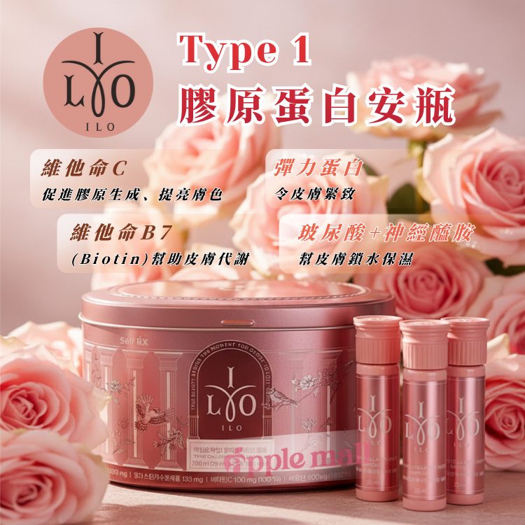 「平行進口」 ILO  Type 1 膠原蛋白安瓶(28日份)