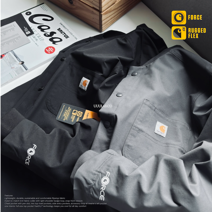 |限定折扣‼️|🇺🇸 CARHARTT  FORCE® 機能無領工裝外套