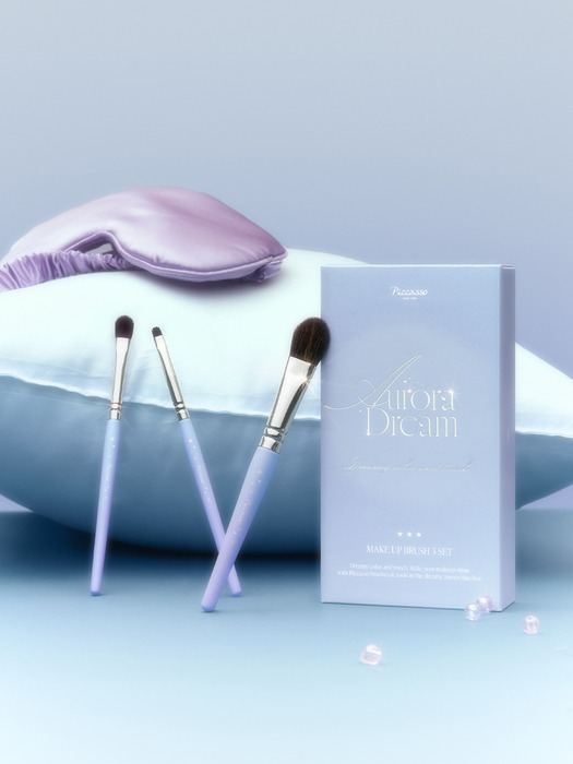 PICCASSO 2025 Aurora Dream Edition Make Up Brush 3PCS SET