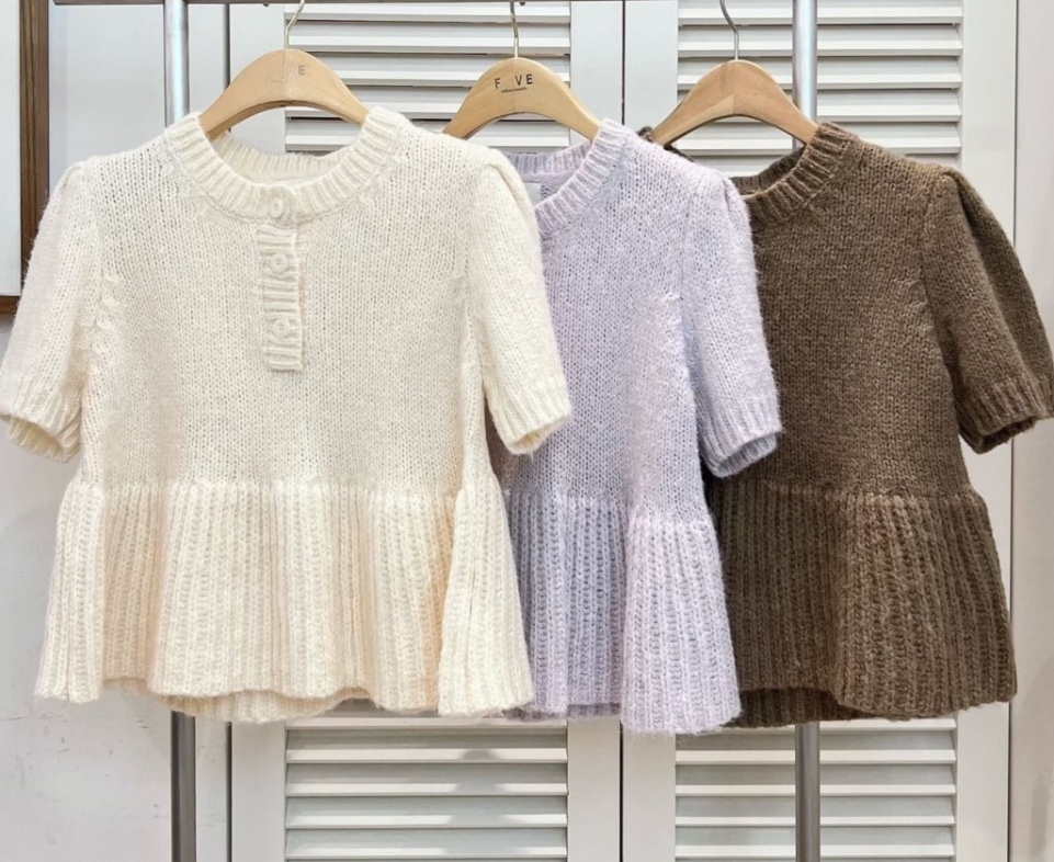 LUXE針織娃娃衫毛衣（K11 FA827）