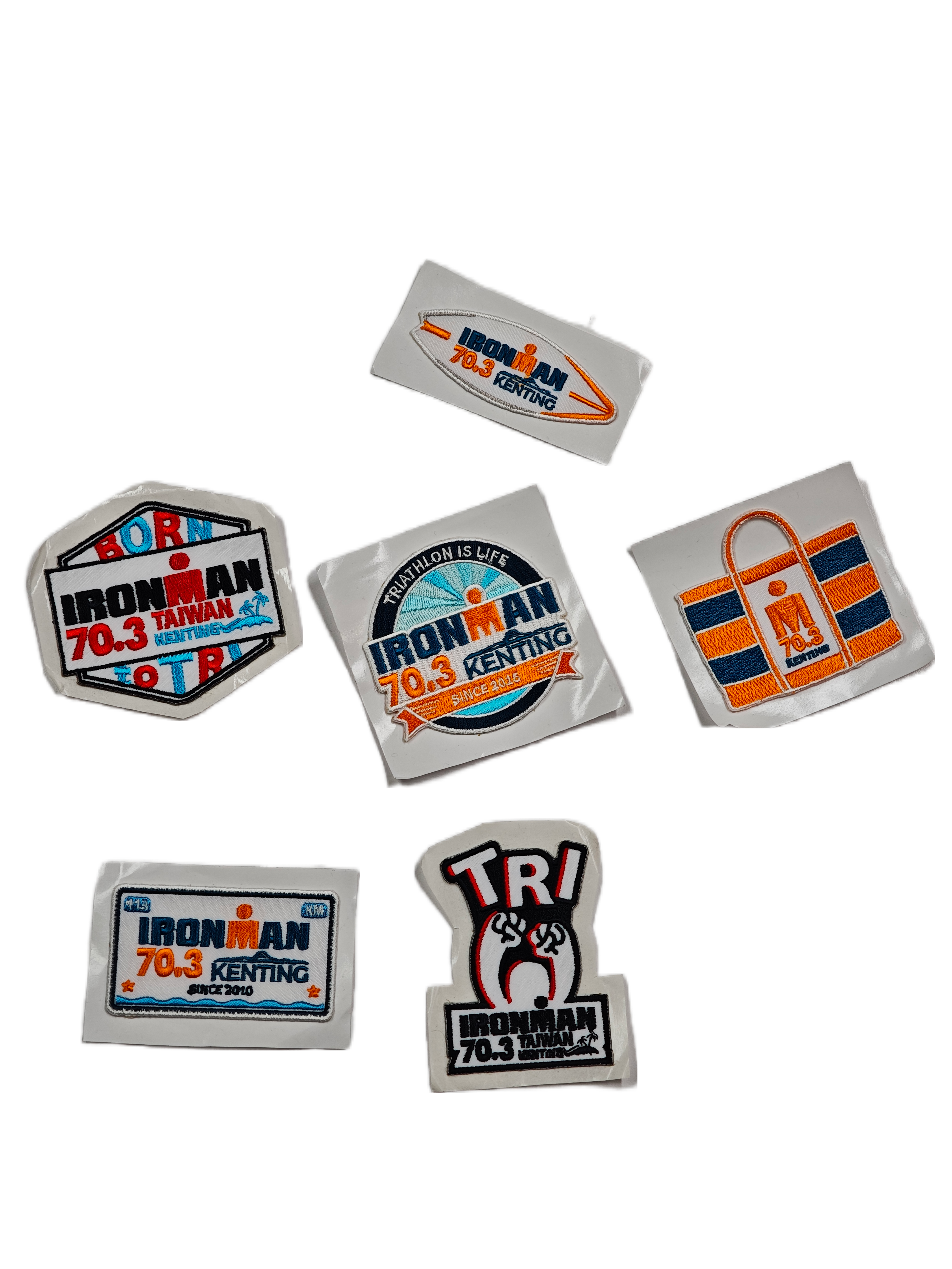 IM 70.3 Kenting Velcro Embroidered Badge