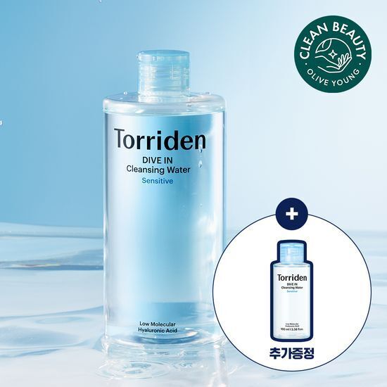 Torriden Dive-In 低分子玻尿酸保濕卸妝水 400ml (+100ml 旅行裝)