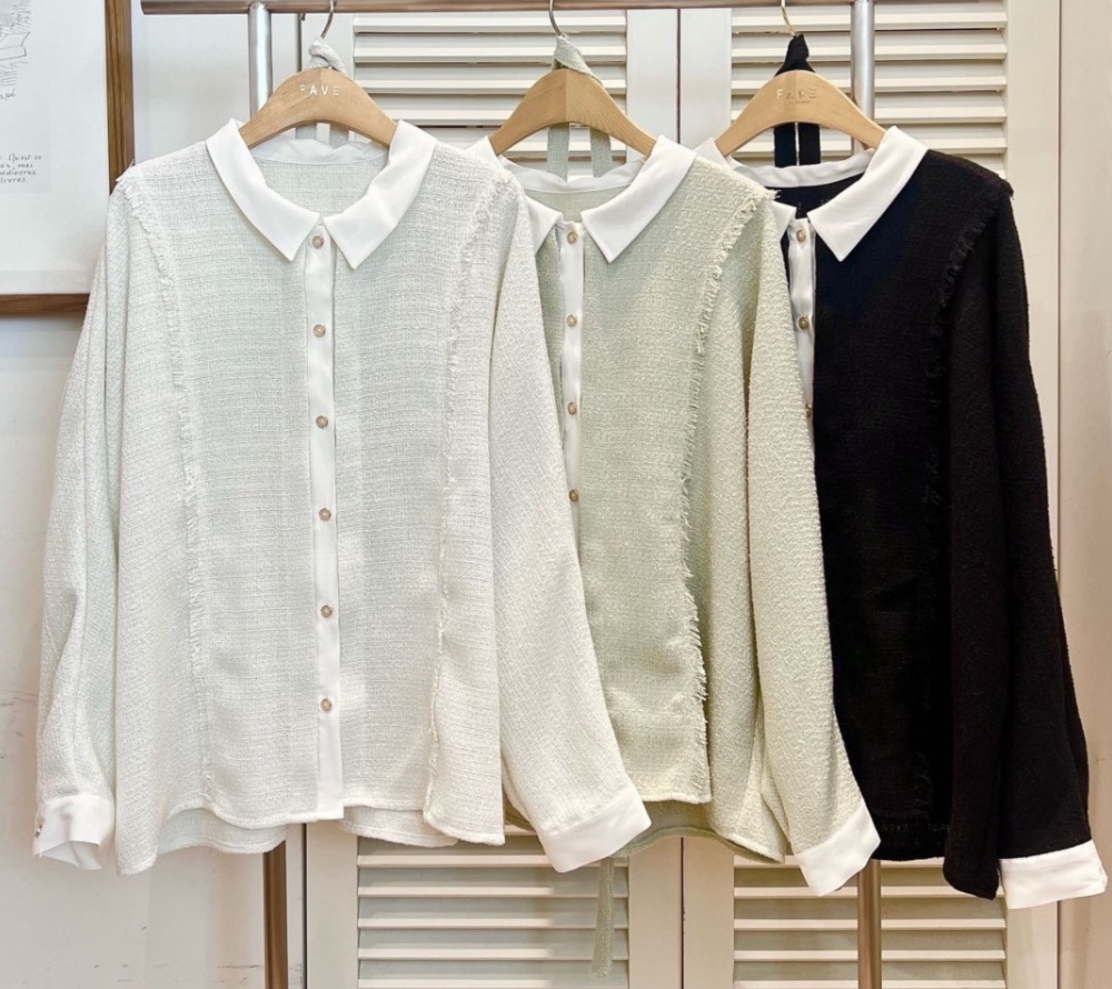 LUXE通勤百搭韓系襯衫（K11 FA844）