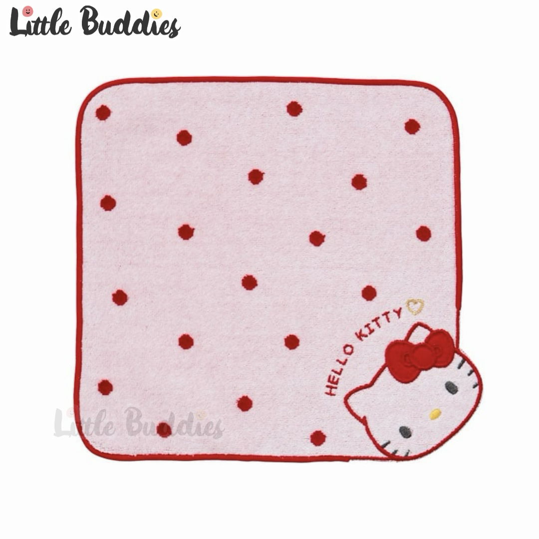 日本 Sanrio 刺繡公仔頭毛巾