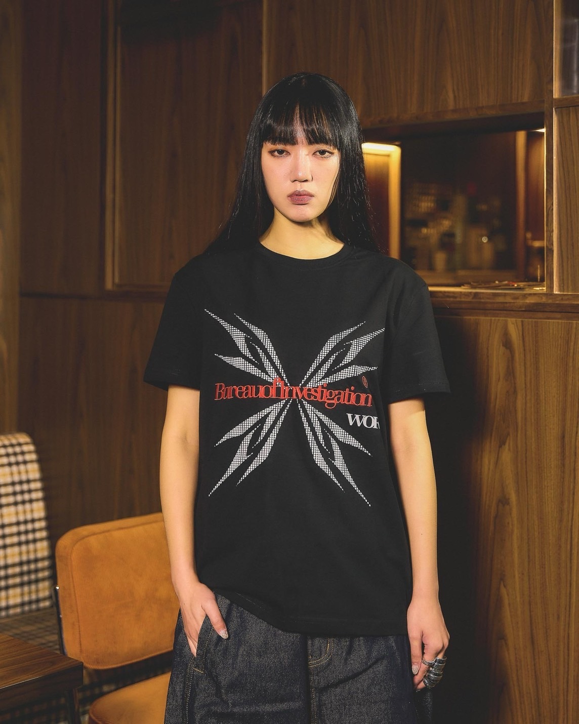 WBI 25SS Mission Dispatch-栖 / WX-01 BOXY LOGO刺繡短T