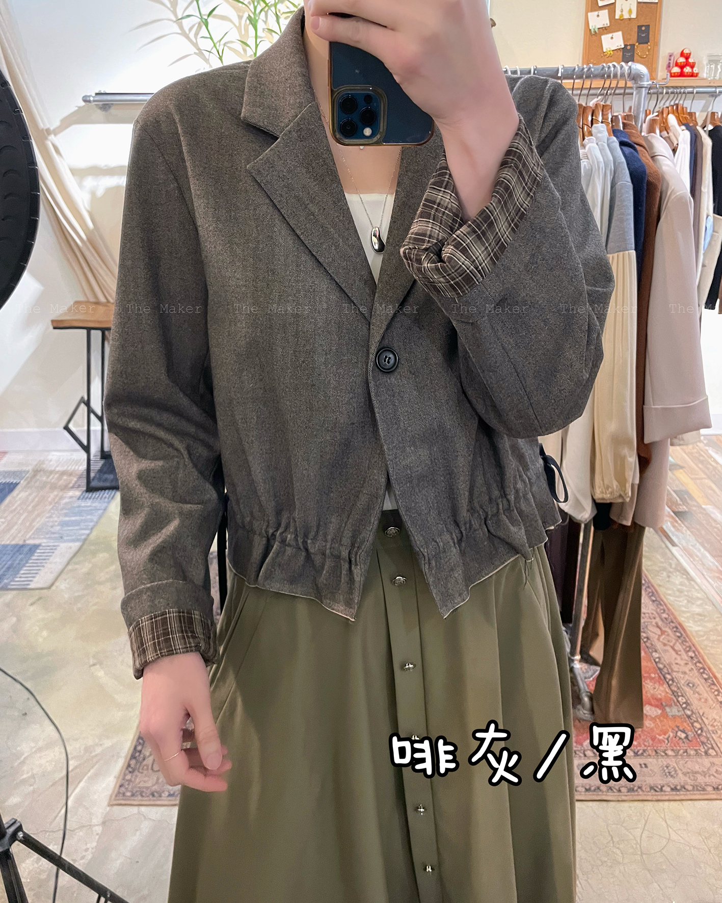 🔥 型格束腰西裝褸 🔥