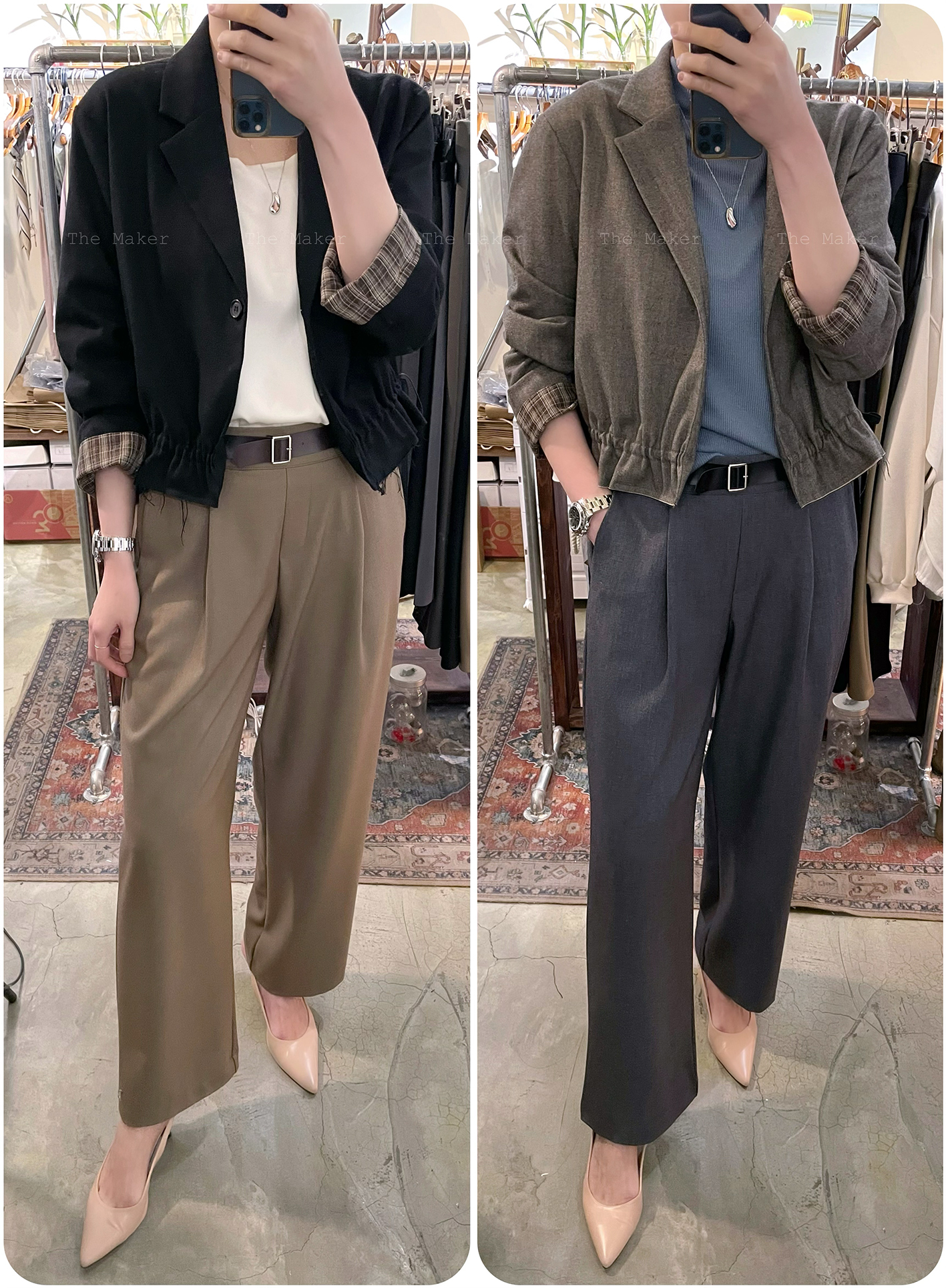 🔥 型格束腰西裝褸 🔥