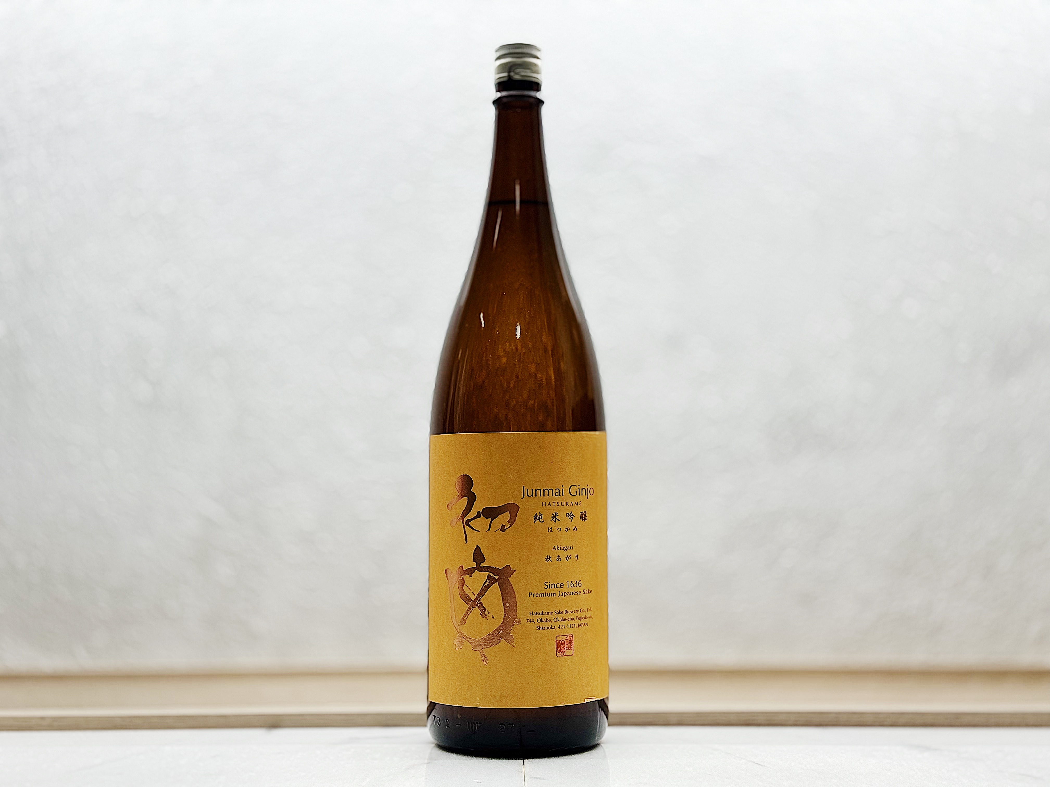 初龜 純米吟釀 秋上 1800ml