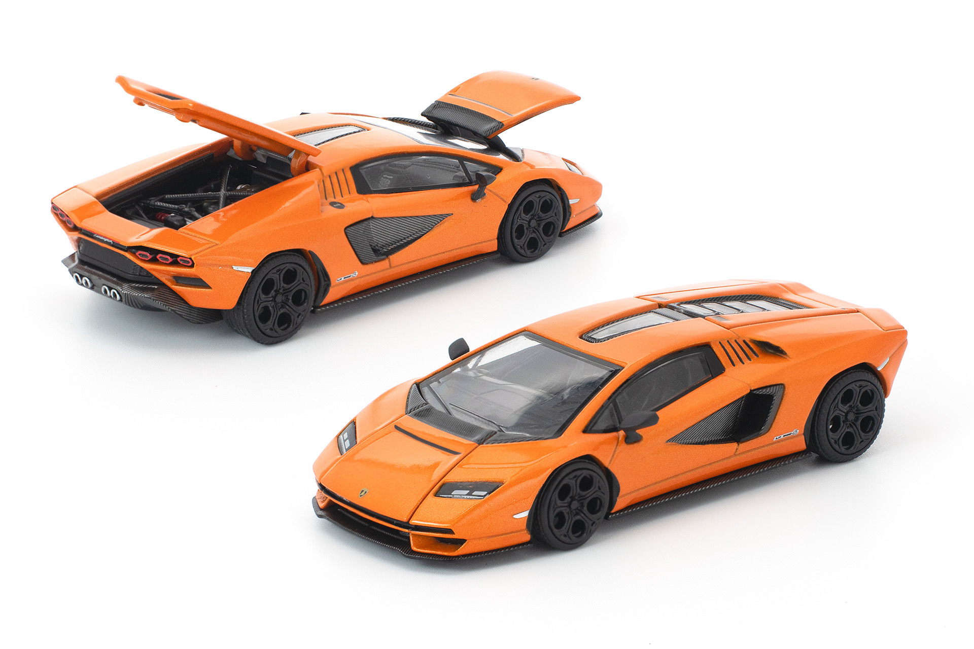 PO-$124 * POP RACE * 1:64 LAMBORGHINI COUNTACH LP1 800-4 ARANCIA ATLAS