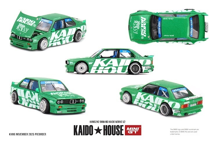 PO-$135 * MINI GT * 1:64 KAIDO HOUSE KHMG242 BMW M3  Kaido Works V2
