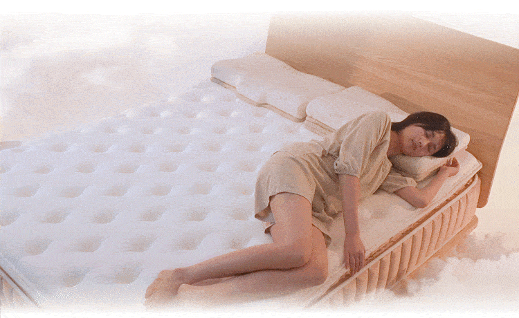 飄雲樂眠床動態結構解說|柔軟包覆下仍保有支撐