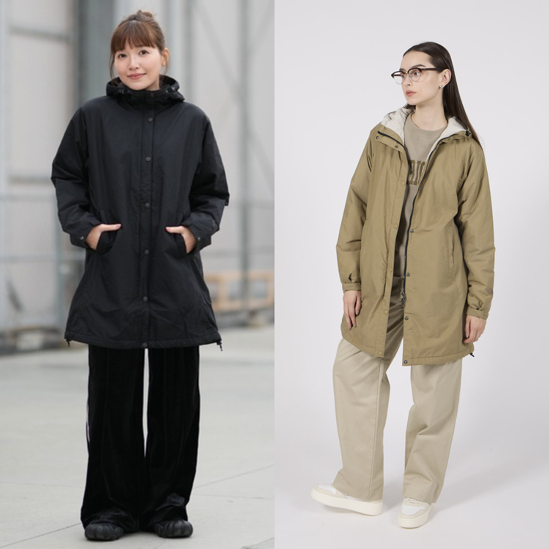 預購┃日本 TNF 女版 Compact Nomad Coat 長版 防潑水 短毛絨 連帽 外套