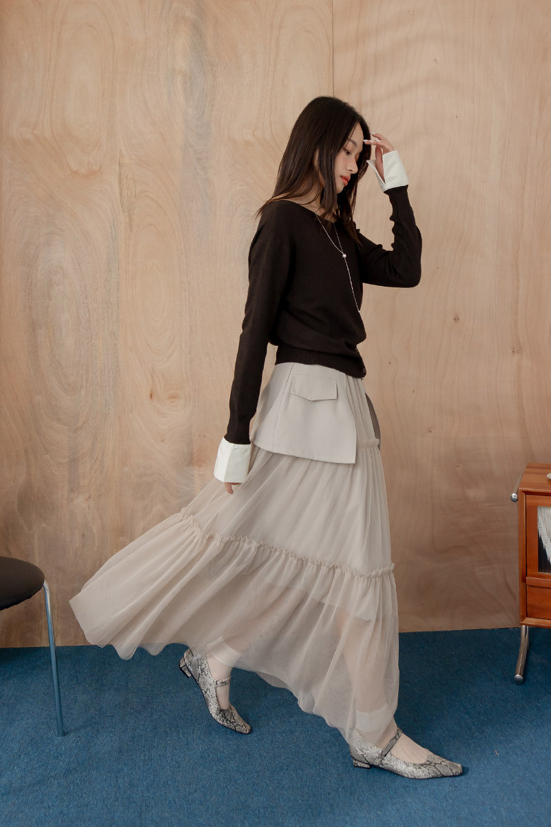 造型兩件式蛋糕紗裙