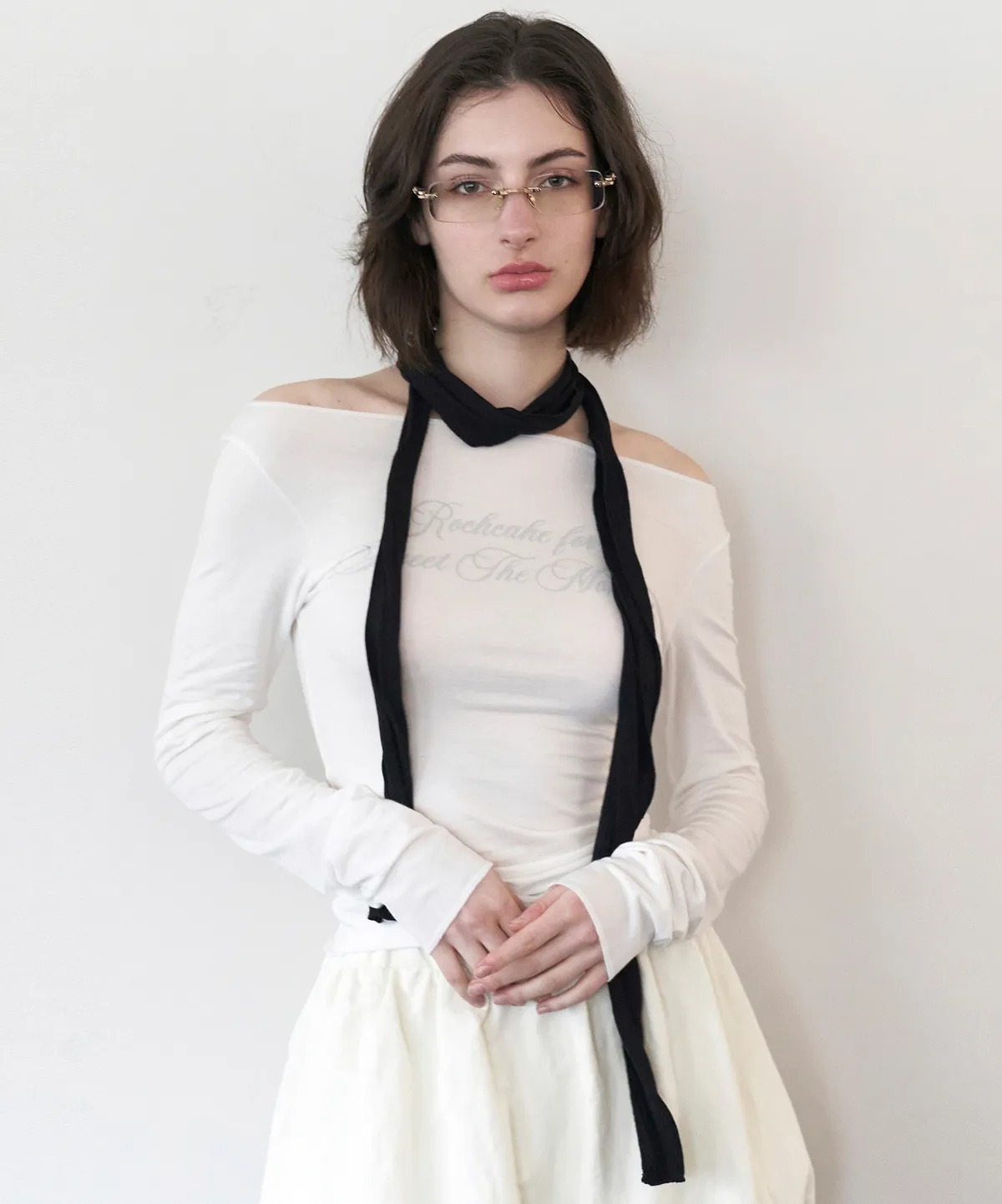 Rock Cake Cursive Mesh Top