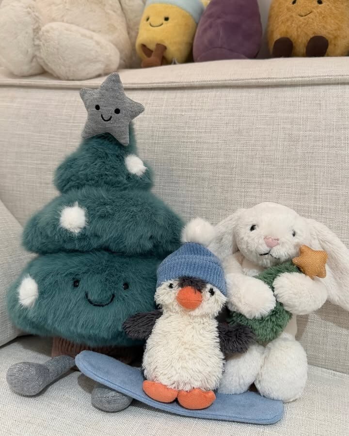 Jellycat 聖誕系列 聖誕樹 薑黃餅乾 花生企鵝