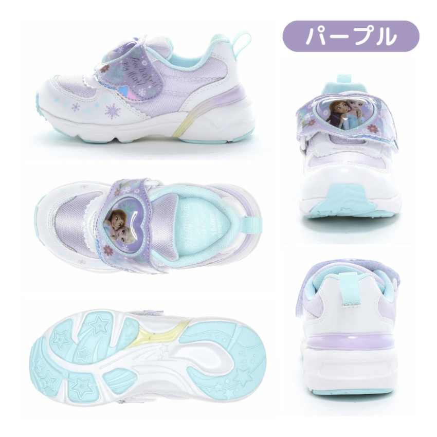 日本 2026 春新作 Moonstar LED 兒童波鞋 - Frozen
