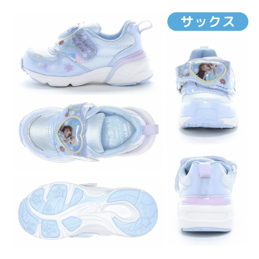 日本 2026 春新作 Moonstar LED 兒童波鞋 - Frozen