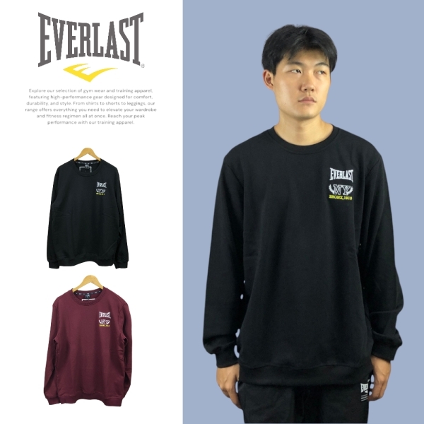 EVERLAST 大學T 兩色 刺繡LOGO 休閒衛衣 中性款 4155100120 4155100140