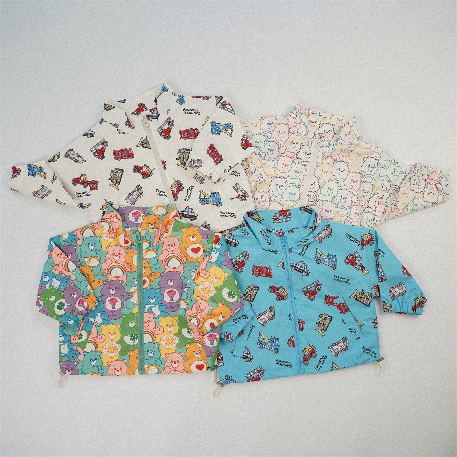 🐻𝐂𝐚𝐫𝐞 𝐁𝐞𝐚𝐫𝐬 & 𝐓𝐨𝐦𝐢𝐜𝐚 滿印風衣外套