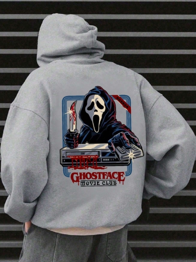 KADMAX大尺碼-大碼幽靈殺手電影帽TEE〈KSMS2625〉