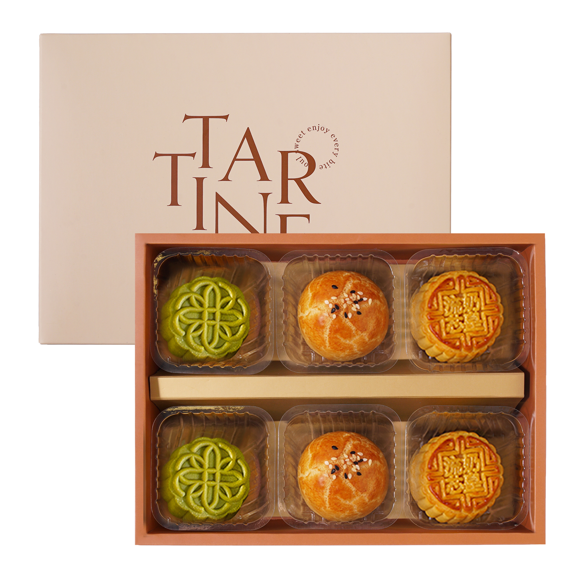 小三元禮盒（6入）【流芯酥/2026春節禮盒/過年/芋頭/抹茶】