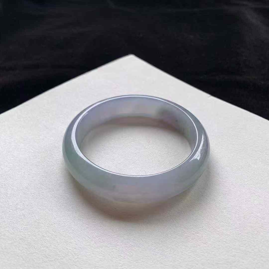 1152340 57mm翡翠冰紫正圈手鐲 (56-58)